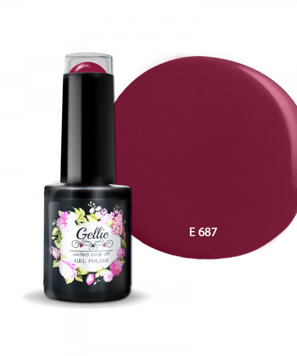 Gellie Ημιμόνιμο Βερνίκι Νυχιών E687 ,10ml