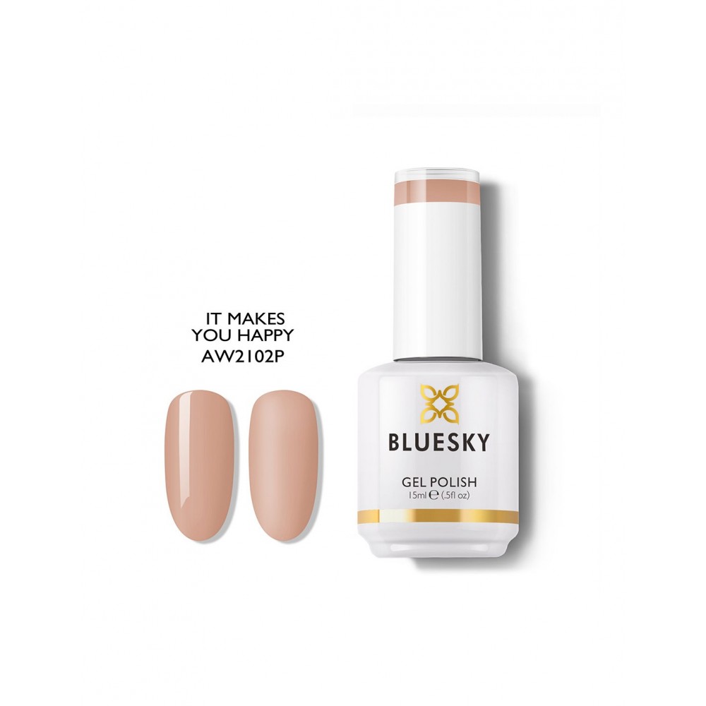 Bluesky Ημιμόνιμο Βερνίκι Νυχιών Aw2102P It Makes You Happy ,15ml Bluesky Ημιμόνιμο Βερνίκι Νυχιών Aw2102P It Makes You Happy ,15ml