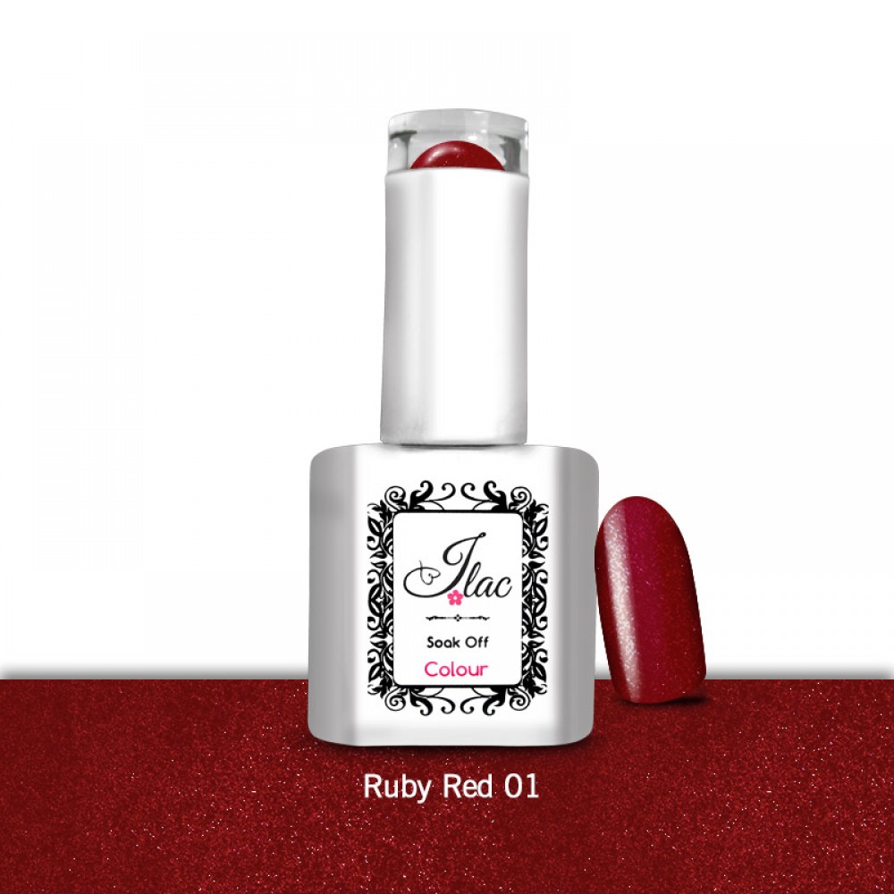 Jlac Ημιμόνιμο Βερνίκι Ruby Red 01 Jlac Ημιμόνιμο Βερνίκι Ruby Red 01