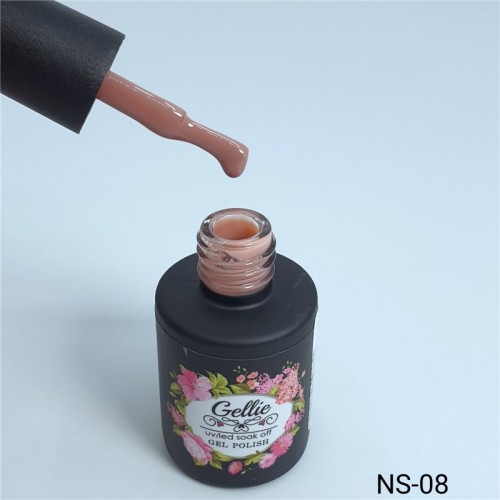 Gellie Ημιμόνιμο Βερνίκι Νυχιών Natural 08, 10ml
