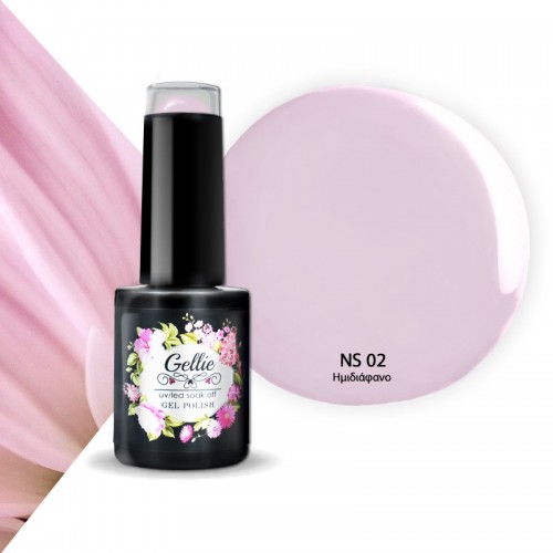 Gellie Ημιμόνιμο Βερνίκι Νυχιών Natural 02, 10ml