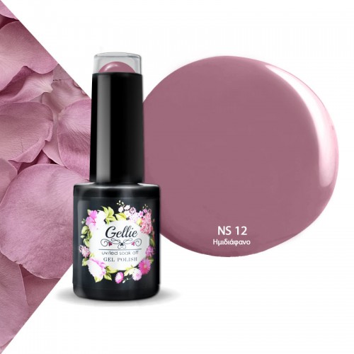 Gellie Ημιμόνιμο Βερνίκι Νυχιών Natural 12, 10ml
