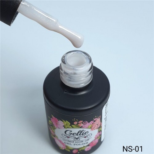 Gellie Ημιμόνιμο Βερνίκι Νυχιών Natural 01, 10ml