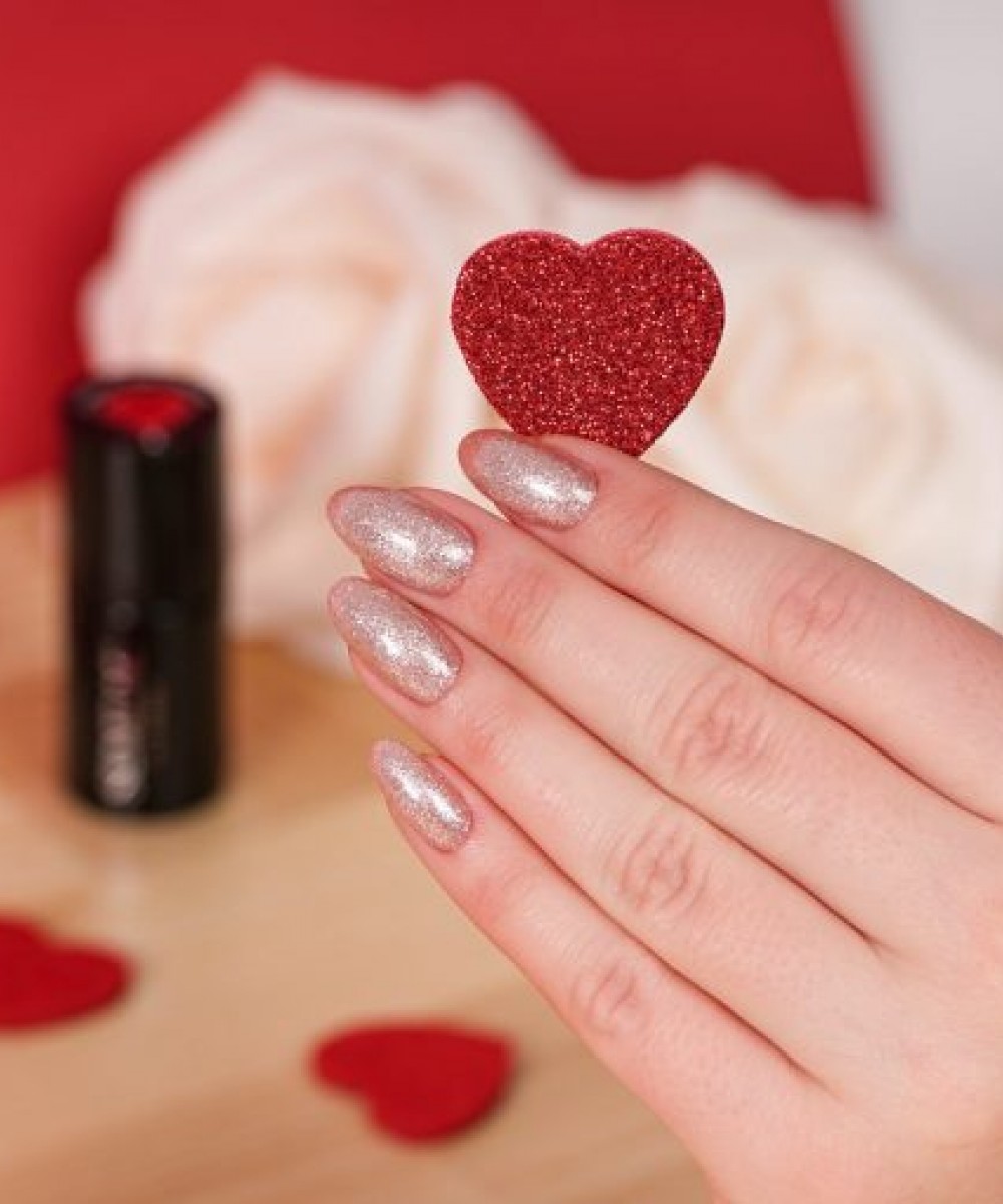 Semilac Ημιμόνιμο Βερνίκι Νυχιών 349 Delicate Vanilla Glitter 7ml