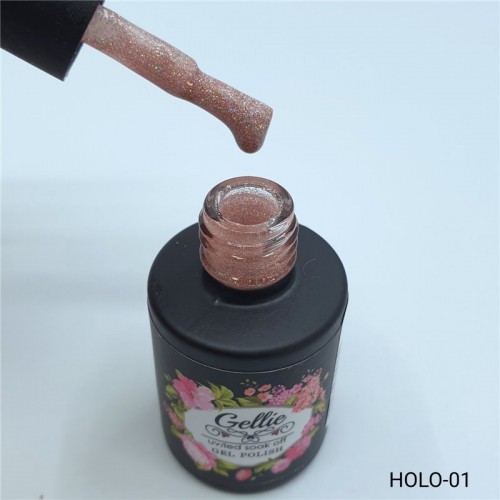Gellie Ημιμόνιμο Βερνίκι Νυχιών Holographic 01 10ml