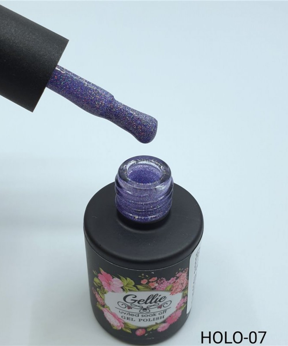 Gellie Ημιμόνιμο Βερνίκι Νυχιών Holographic 07 10ml
