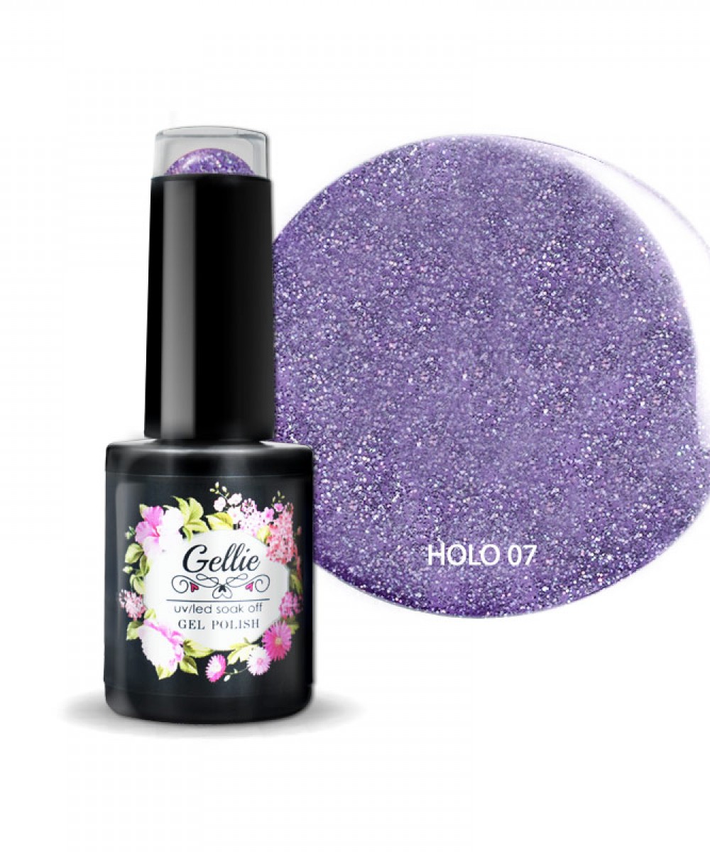 Gellie Ημιμόνιμο Βερνίκι Νυχιών Holographic 07 10ml