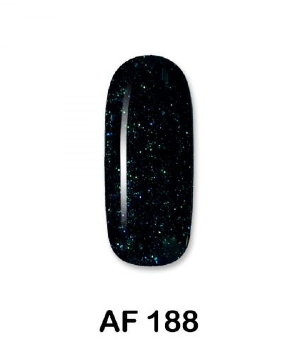 Aloha Ημιμόνιμο Βερνίκι AF 188 Dark Cypress Green with Iridescent Shimmer 15ml