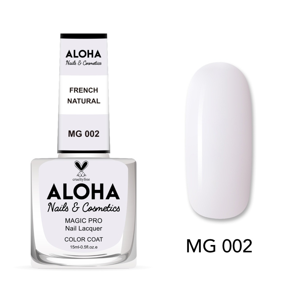 Aloha Βερνίκι Νυχιών 10 ημερών με Gel Effect Χωρίς Λάμπα Magic Pro Nail Lacquer 15ml – MG 002