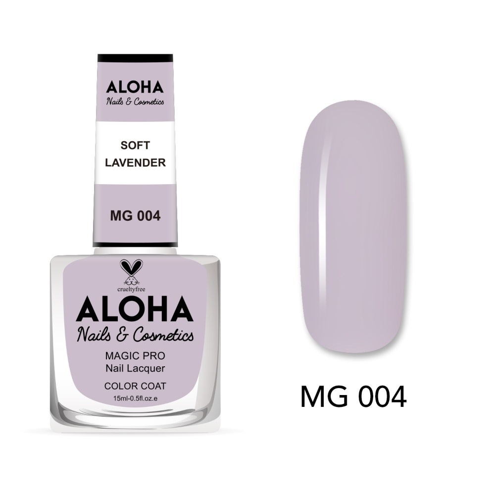 Aloha Βερνίκι Νυχιών 10 ημερών με Gel Effect Χωρίς Λάμπα Magic Pro Nail Lacquer 15ml – MG 004 Aloha Βερνίκι Νυχιών 10 ημερών με Gel Effect Χωρίς Λάμπα Magic Pro Nail Lacquer 15ml – MG 004