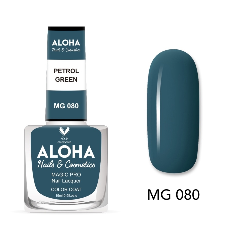 Aloha Βερνίκι Νυχιών 10 ημερών με Gel Effect Χωρίς Λάμπα Magic Pro Nail Lacquer 15ml – MG 080 Aloha Βερνίκι Νυχιών 10 ημερών με Gel Effect Χωρίς Λάμπα Magic Pro Nail Lacquer 15ml – MG 080