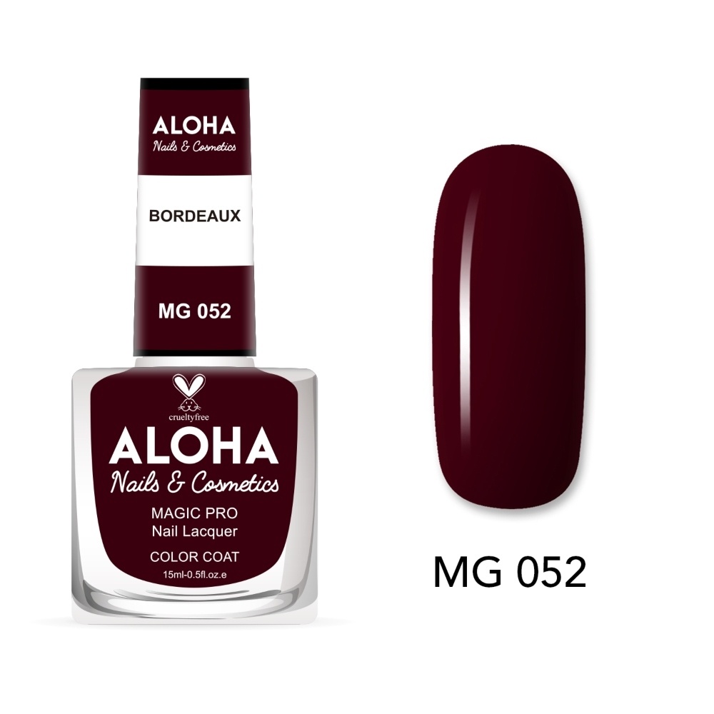 Aloha Βερνίκι Νυχιών 10 ημερών με Gel Effect Χωρίς Λάμπα Magic Pro Nail Lacquer 15ml – MG 052