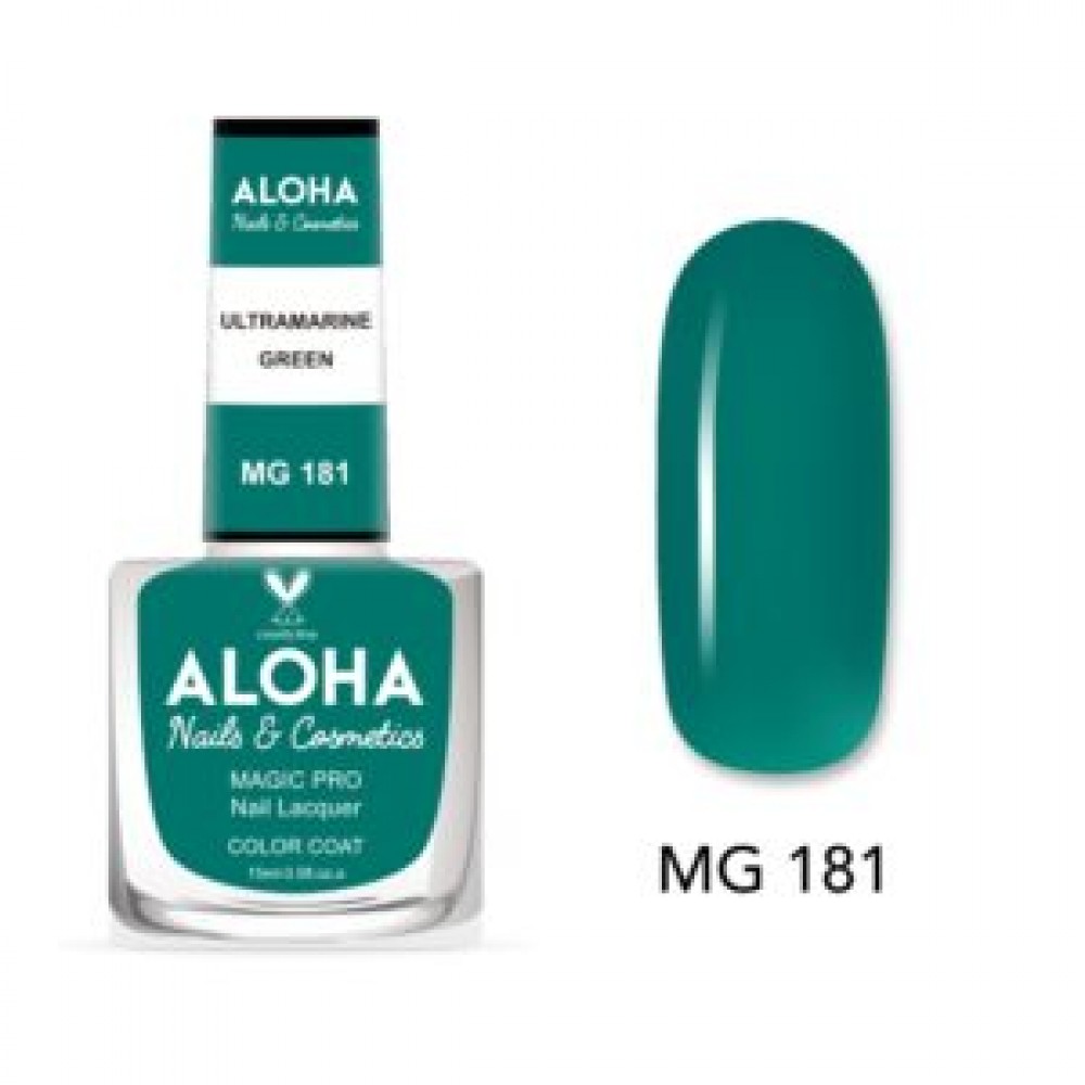 Aloha Βερνίκι Νυχιών 10 ημερών με Gel Effect Χωρίς Λάμπα Magic Pro Nail Lacquer 15ml – MG 181