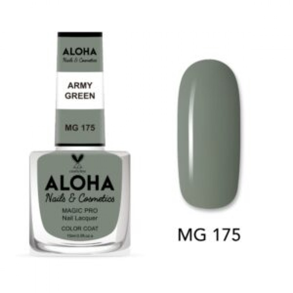 Aloha Βερνίκι Νυχιών 10 ημερών με Gel Effect Χωρίς Λάμπα Magic Pro Nail Lacquer 15ml – MG 175