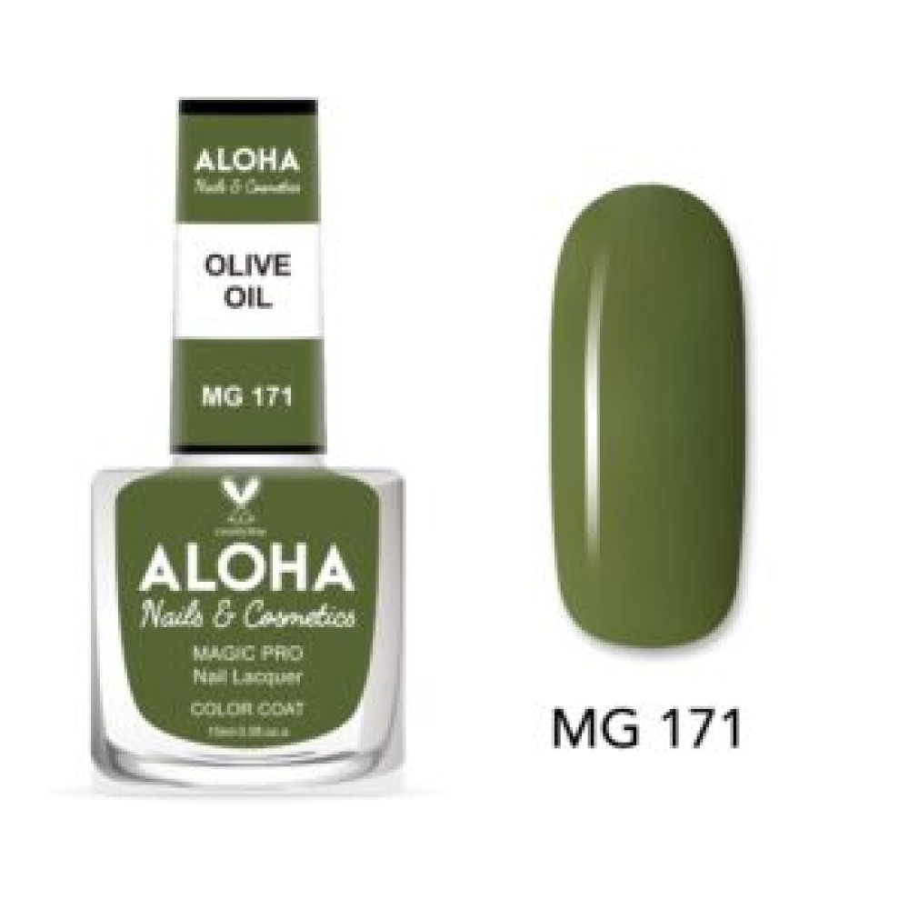 Aloha Βερνίκι Νυχιών 10 ημερών με Gel Effect Χωρίς Λάμπα Magic Pro Nail Lacquer 15ml – MG 171