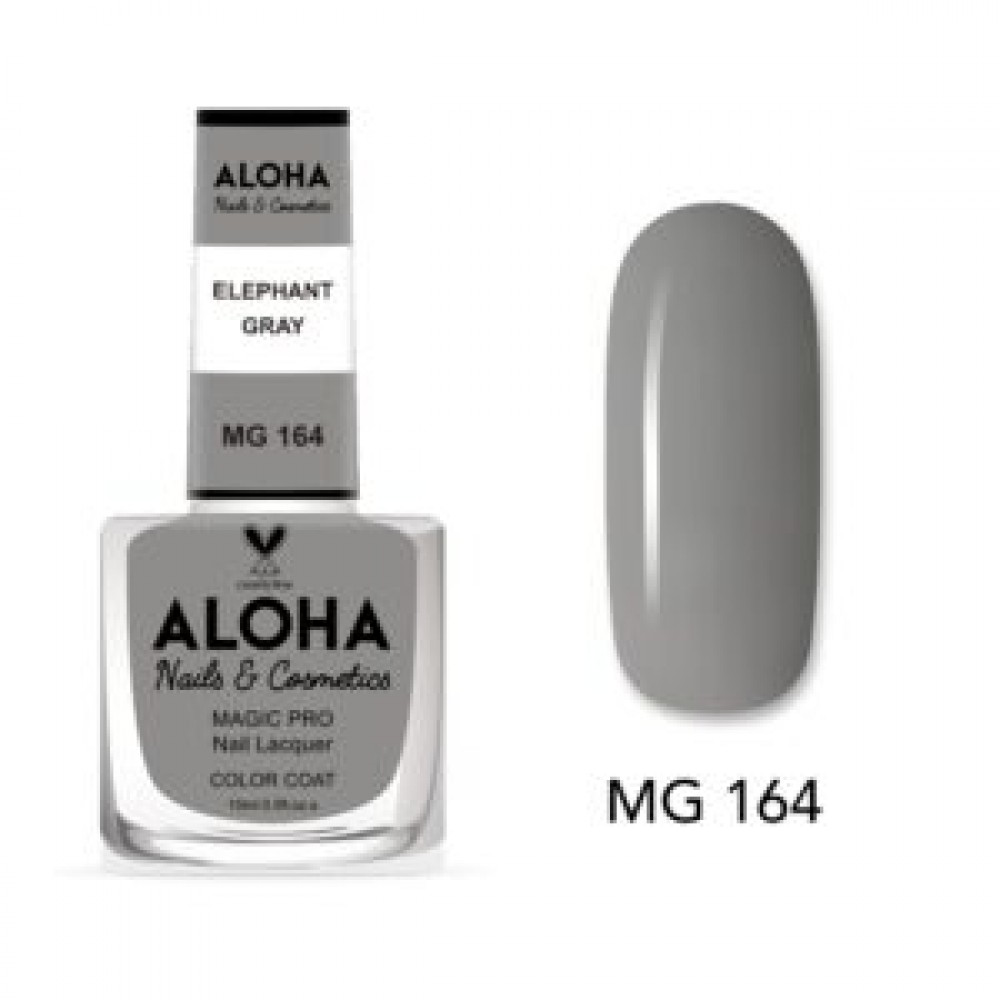 Aloha Βερνίκι Νυχιών 10 ημερών με Gel Effect Χωρίς Λάμπα Magic Pro Nail Lacquer 15ml – MG 164