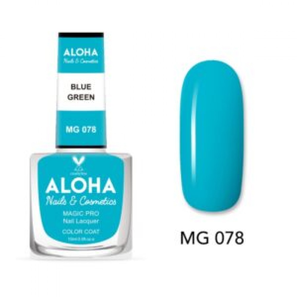 Aloha Βερνίκι Νυχιών 10 ημερών με Gel Effect Χωρίς Λάμπα Magic Pro Nail Lacquer 15ml – MG 078