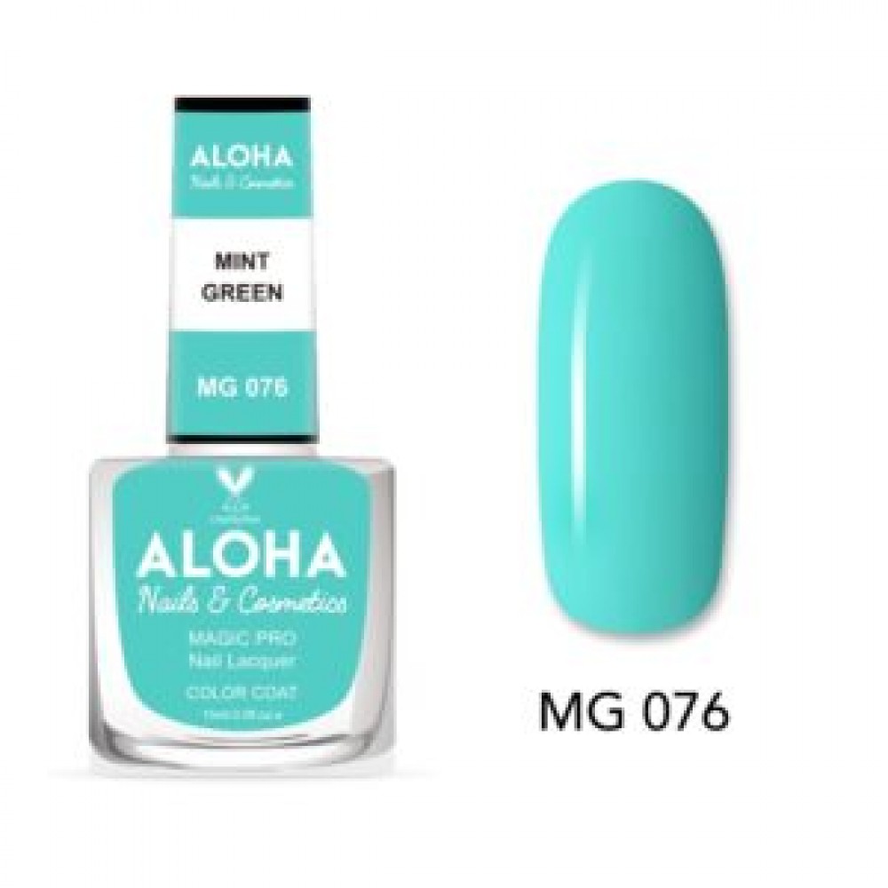 Aloha Βερνίκι Νυχιών 10 ημερών με Gel Effect Χωρίς Λάμπα Magic Pro Nail Lacquer 15ml – MG 076