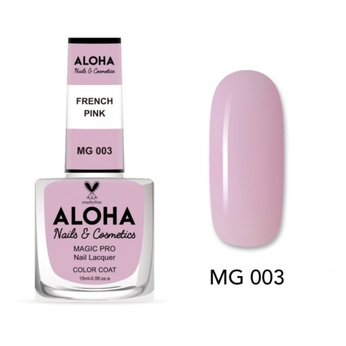 Aloha Βερνίκι Νυχιών 10 ημερών με Gel Effect Χωρίς Λάμπα Magic Pro Nail Lacquer 15ml – MG 003