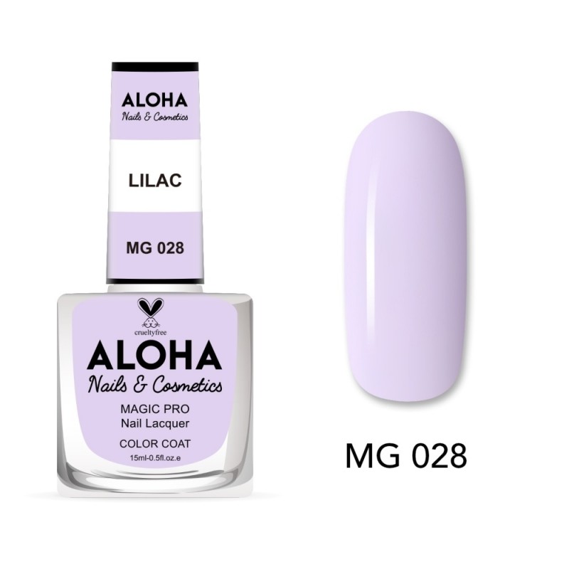 Aloha Βερνίκι Νυχιών 10 ημερών με Gel Effect Χωρίς Λάμπα Magic Pro Nail Lacquer 15ml – MG 028