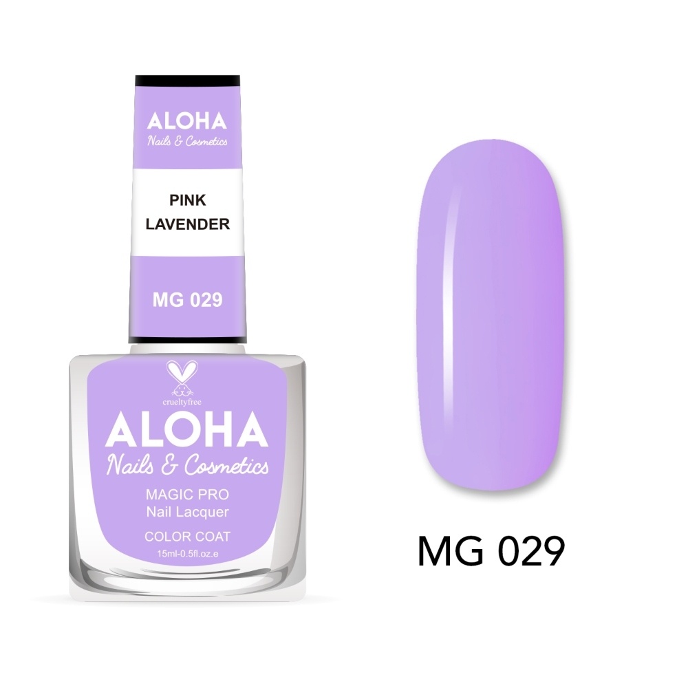 Aloha Βερνίκι Νυχιών 10 ημερών με Gel Effect Χωρίς Λάμπα Magic Pro Nail Lacquer 15ml – MG 029