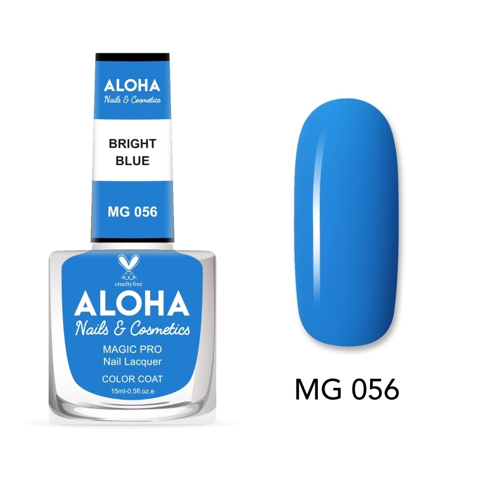 Aloha Βερνίκι Νυχιών 10 ημερών με Gel Effect Χωρίς Λάμπα Magic Pro Nail Lacquer 15ml – MG 056