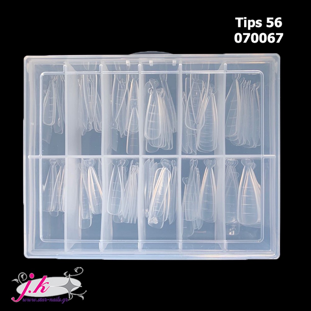J.K Dual Form Stiletto Tip 56 (070067) J.K Dual Form Stiletto Tip 56 (070067)
