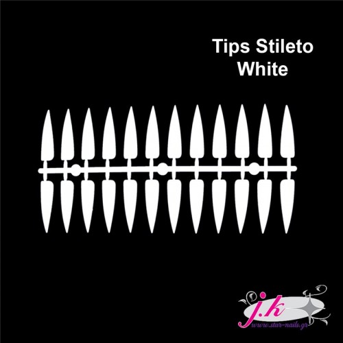 J.K Δειγματολόγιο Stiletto White 240τμχ (070060)
