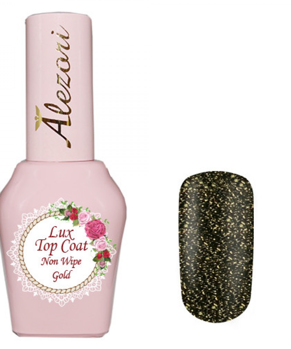Alezori Top Coat Non Wipe Lux Gold 15ml K