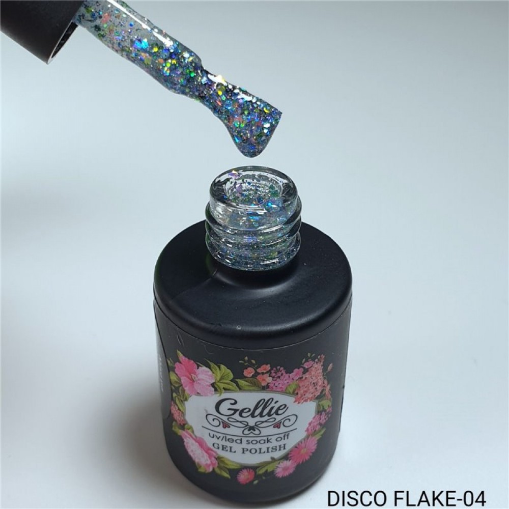Gellie Ημιμόνιμο Βερνίκι Νυχιών Disco Flakes 4 10ml Gellie Ημιμόνιμο Βερνίκι Νυχιών Disco Flakes 4 10ml