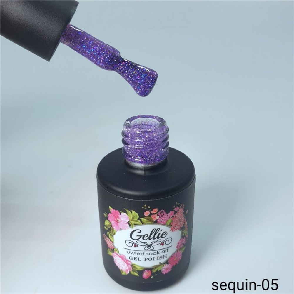 Gellie Ημιμόνιμο Βερνίκι Νυχιών Pixie Sequin 05 10ml Gellie Ημιμόνιμο Βερνίκι Νυχιών Pixie Sequin 05 10ml