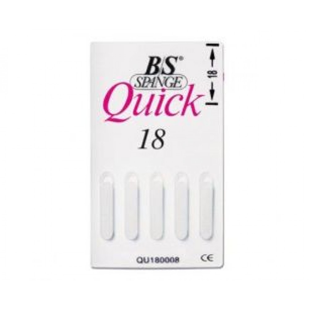 B/S Ναρθηκάκια Quick No18 5τμχ B/S Ναρθηκάκια Quick No18 5τμχ