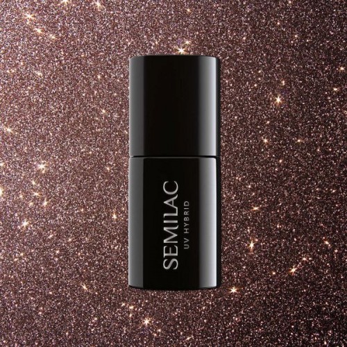 Semilac Ημιμόνιμο Βερνίκι Νυχιών 333 Magnetic Glow Cat Eye Shine Brown 7ml