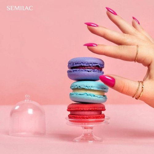 Semilac Ημιμόνιμο Βερνίκι Νυχιών 391 Raspberry Charm 7ml