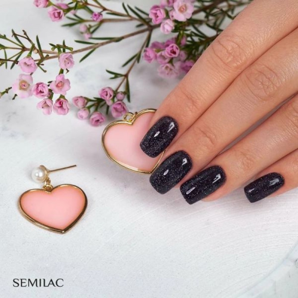 Semilac Ημιμόνιμο Βερνίκι Νυχιών 394 Sparkling Midnight Date 7ml Semilac Ημιμόνιμο Βερνίκι Νυχιών 394 Sparkling Midnight Date 7ml
