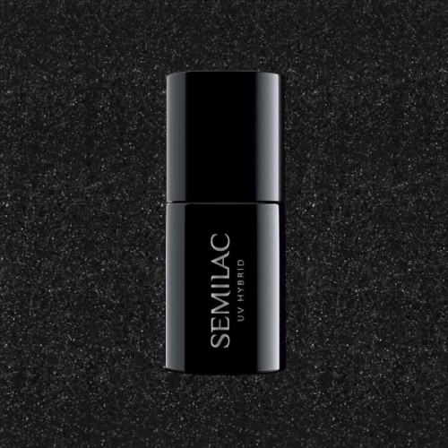 Semilac Ημιμόνιμο Βερνίκι Νυχιών 394 Sparkling Midnight Date 7ml