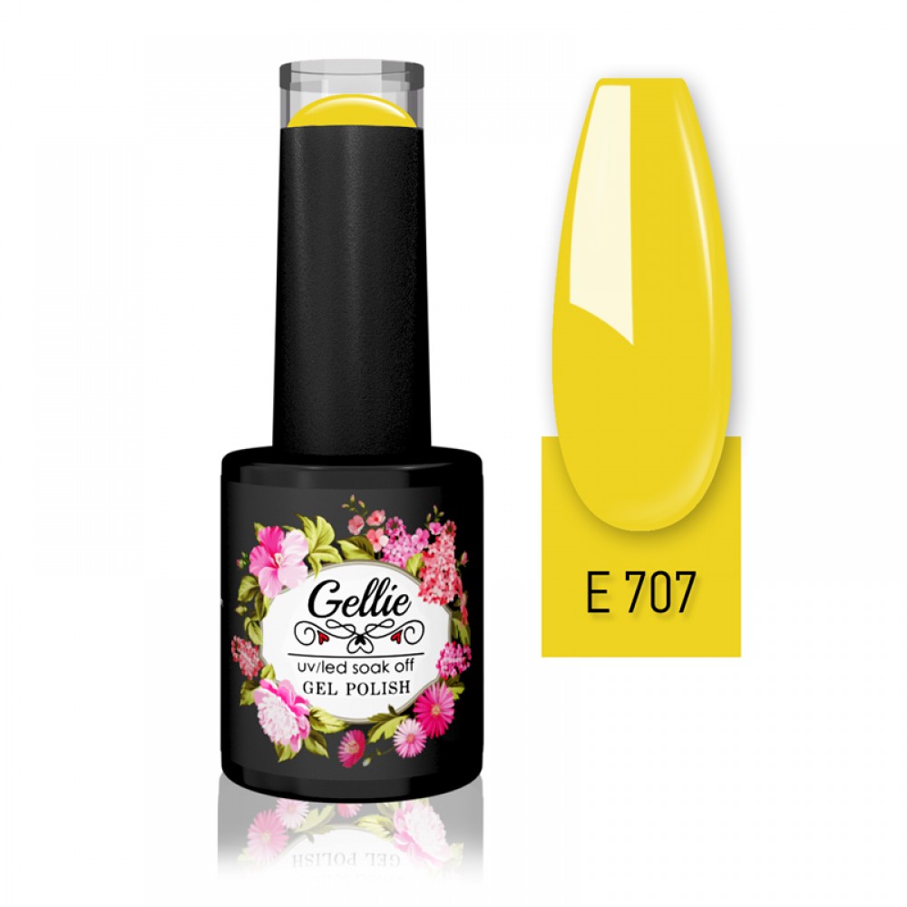Gellie Ημιμόνιμο Βερνίκι Νυχιών E707 10ml