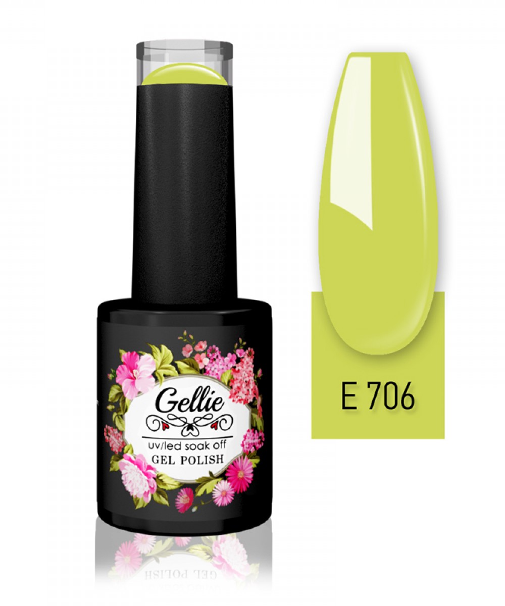 Gellie Ημιμόνιμο Βερνίκι Νυχιών E706 10ml