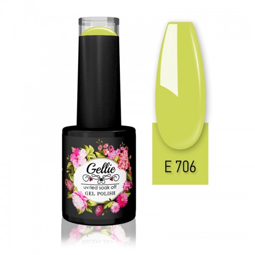 Gellie Ημιμόνιμο Βερνίκι Νυχιών E706 10ml