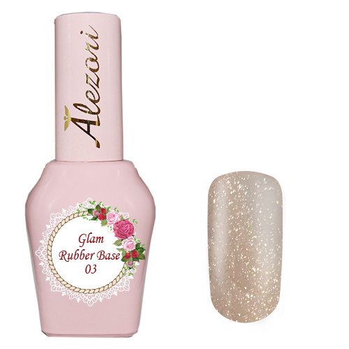 Alezori Rubber Base Color 03 Glam ,15ml *