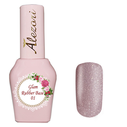 Alezori Rubber Base Color 01 Glam ,15ml