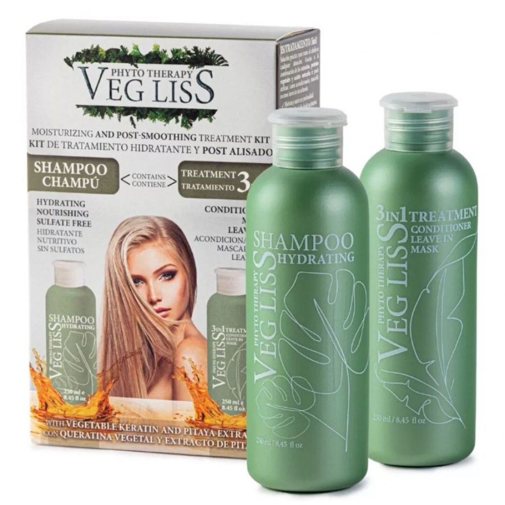 Aloha Veg Liss Brazilian Keratin Shampoo & Conditioner
