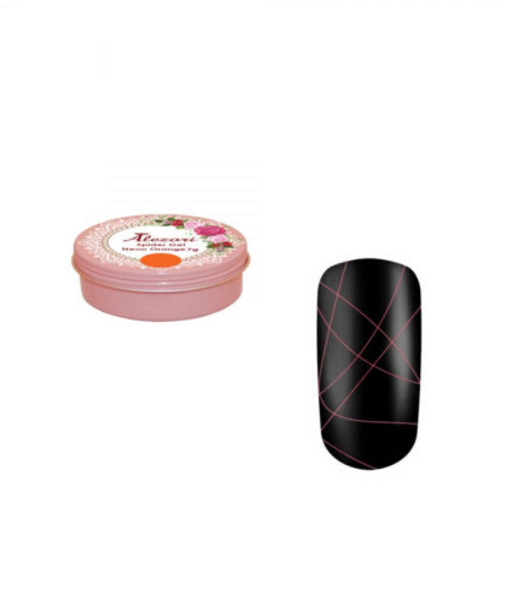 Alezori Spider Gel Neon Orange Color 7gr K