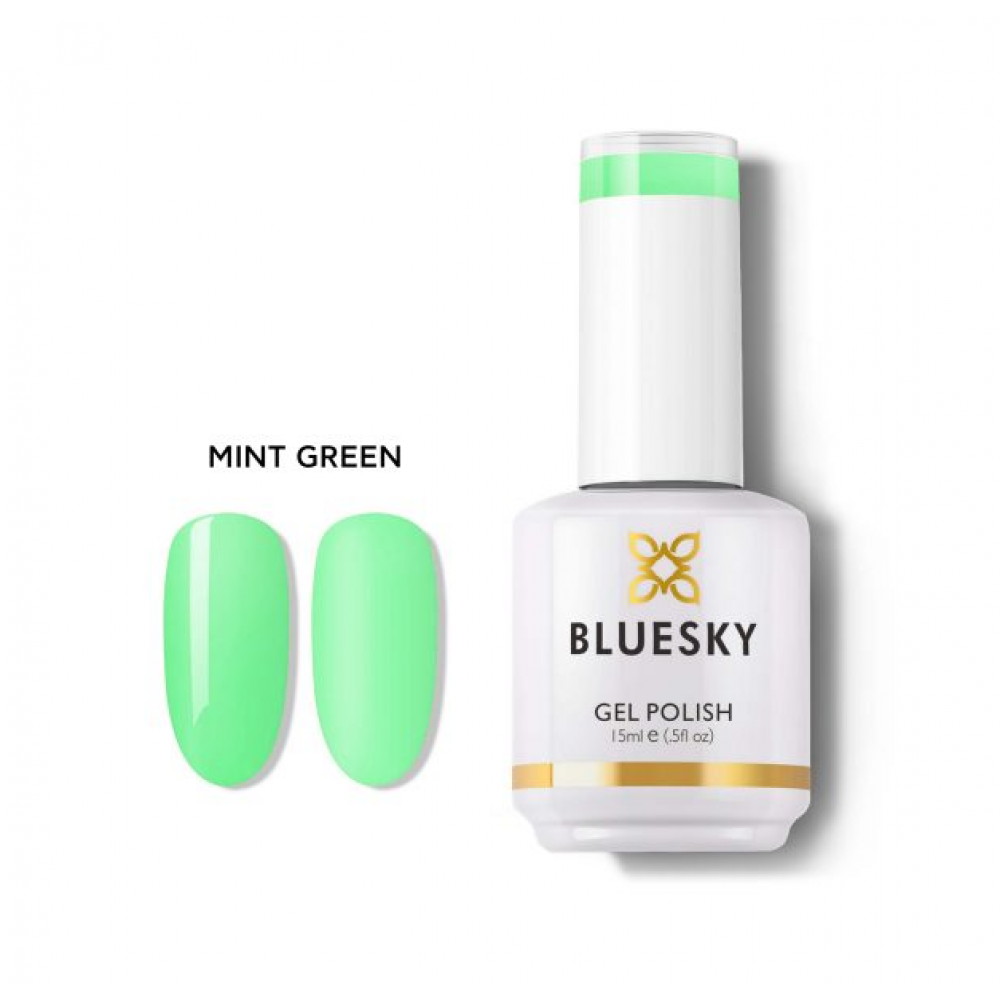 Bluesky Ημιμόνιμο Βερνίκι Νυχιών Mint Green,15ml