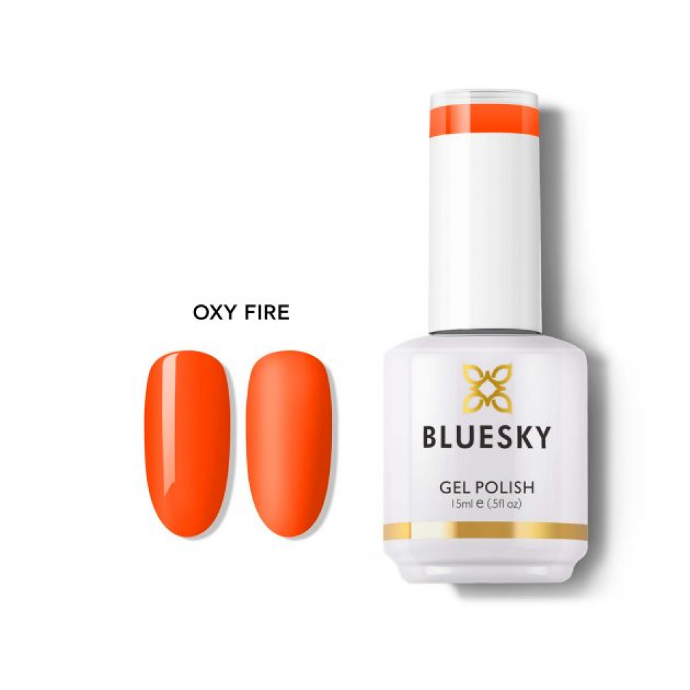 Bluesky Ημιμόνιμο Βερνίκι Νυχιών Oxy Fire,15ml