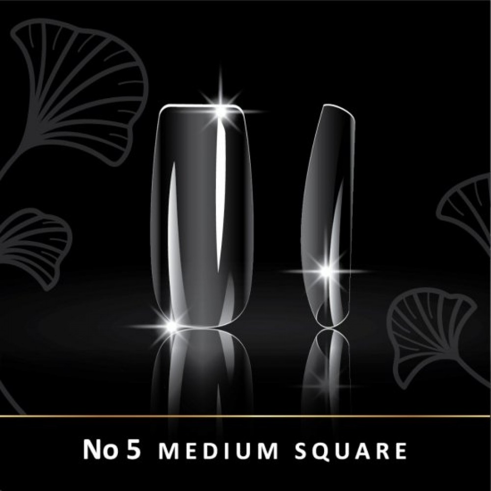 Woww Soft Gel Tips No5 Medium Square 240 τμχ Woww Soft Gel Tips No5 Medium Square 240 τμχ
