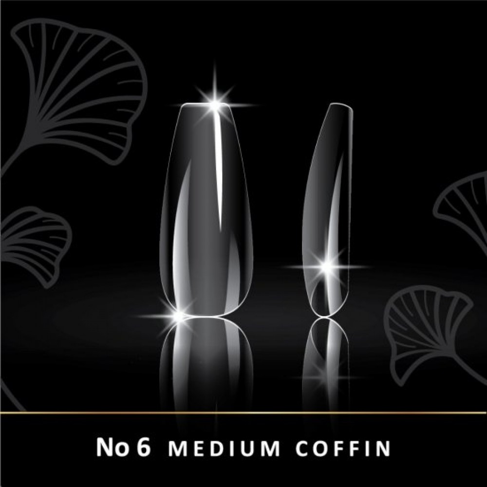Woww Soft Gel Tips No6 Medium Coffin 240 τμχ Woww Soft Gel Tips No6 Medium Coffin 240 τμχ