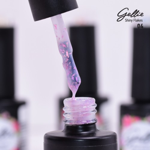 Gellie Ημιμόνιμο Βερνίκι Νυχιών Shiny Flakes 04, 10ml