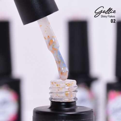 Gellie Ημιμόνιμο Βερνίκι Νυχιών Shiny Flakes 02, 10ml