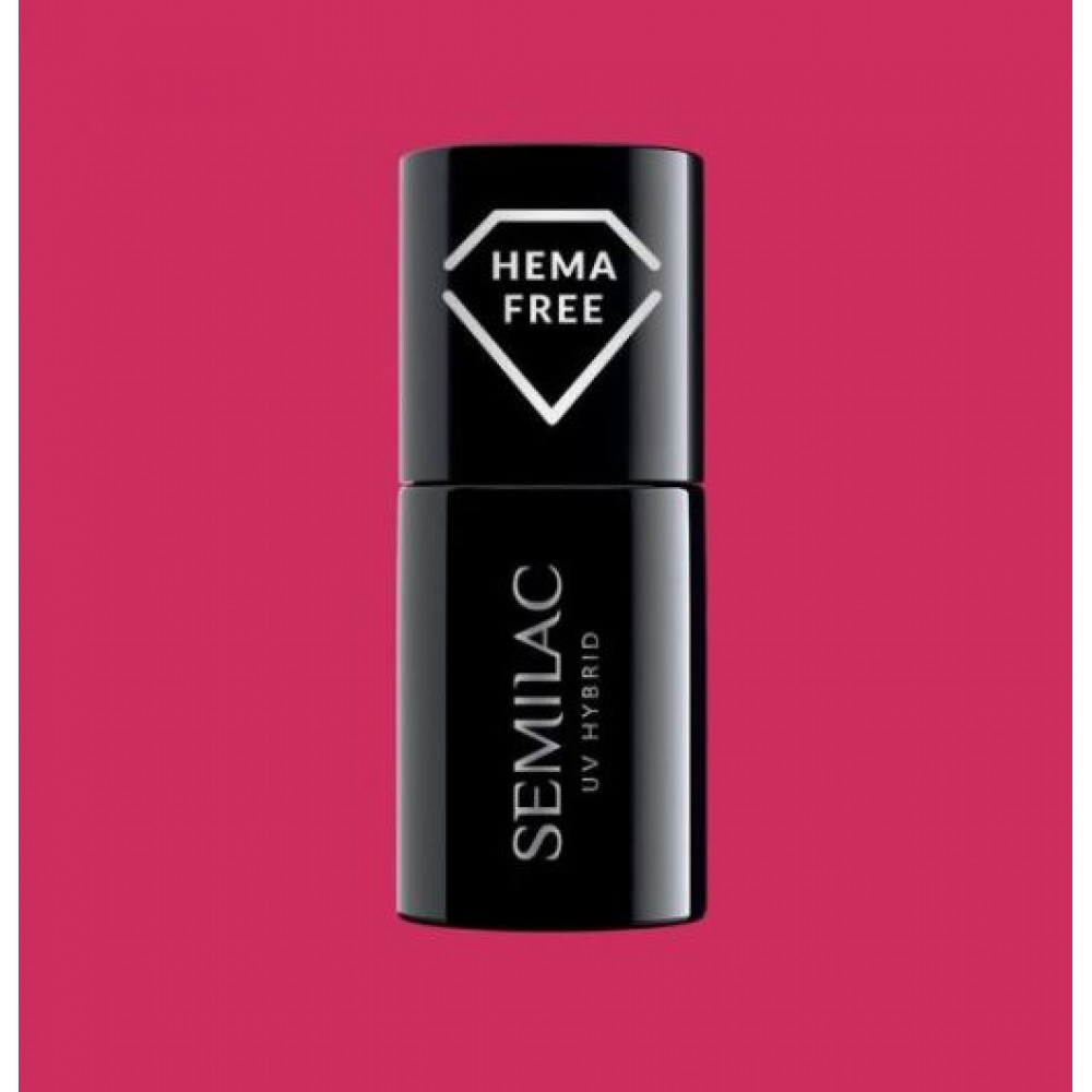 Semilac Ημιμόνιμο Βερνίκι Νυχιών 437 Warm Raspberry 7ml